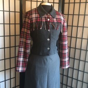 Ralph Lauren Green Label Wool Maxi Skirt Size 10